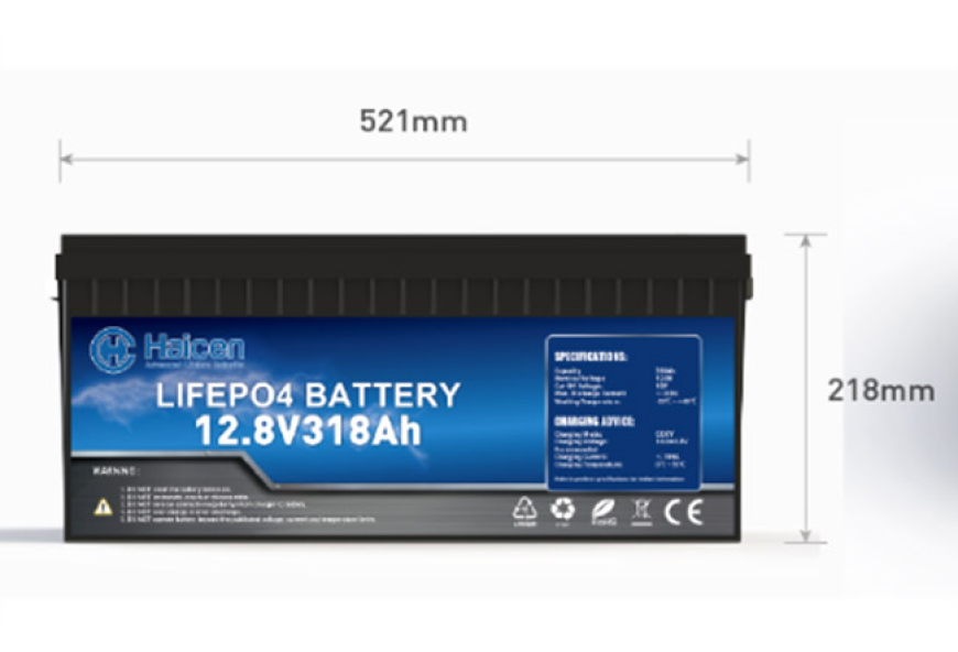 HCG4DS(BCI Group 4D) Series-12V318Ah LiFePO4 Lithium Battery - product image 3