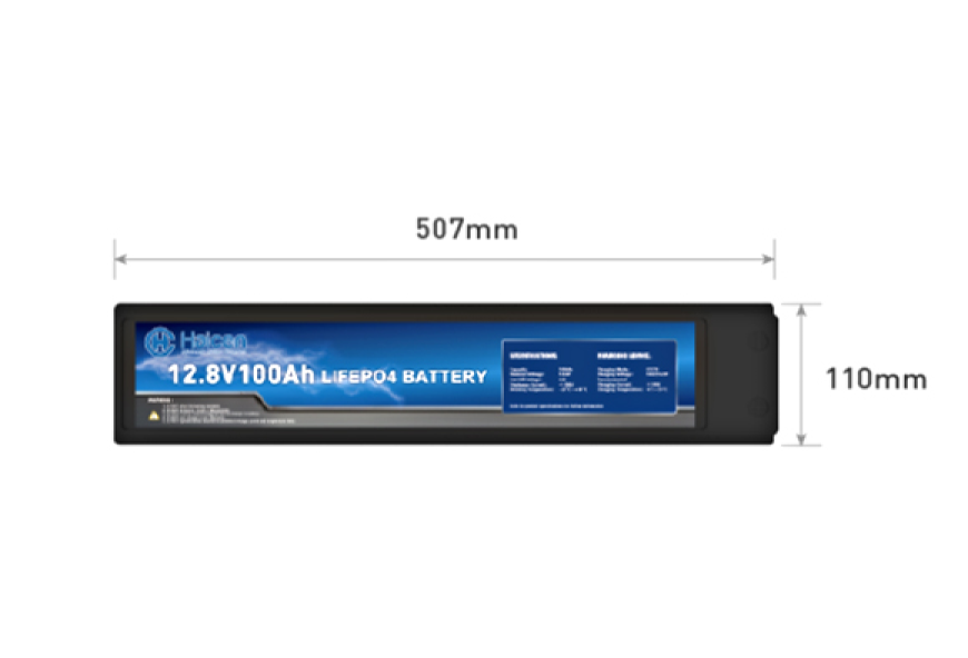 HC507 Series-12V100/125Ah, 24V60Ah Slimline LiFePO4 Lithium Battery - product image 2