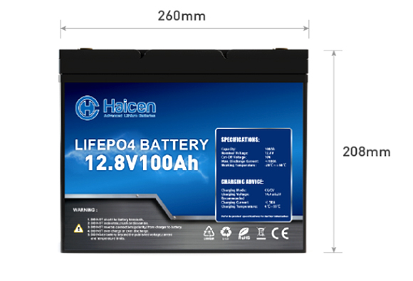 סוללת מחזור עמוק LiFePO4 מקבוצה 24 (5)