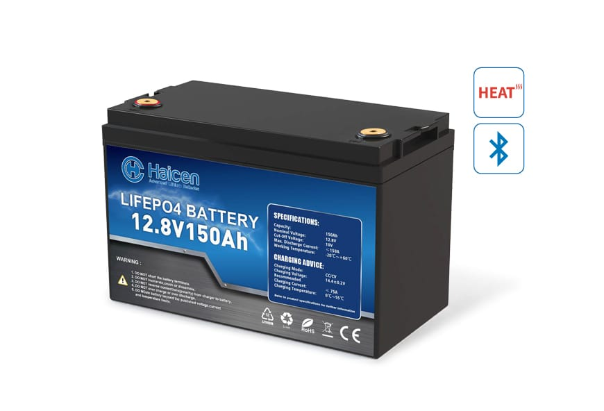 HCG31S(BCI Group 31) Series-12V132/150165Ah Smart LiFePO4 Lithium Batteries - Boundless Battery LiFePO4 Battery