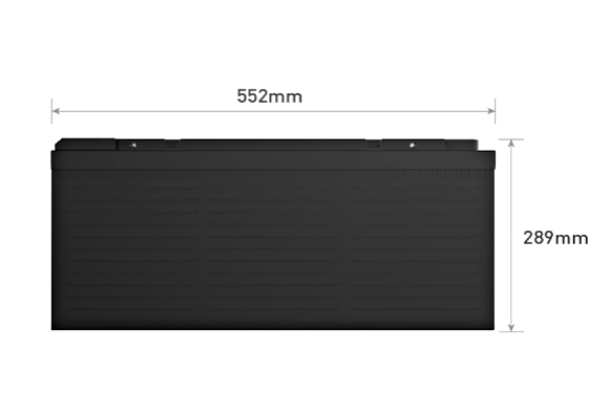 HC552S Series-12V175/200Ah Slimline Smart LiFePO4 Lithium Battery - product image 2
