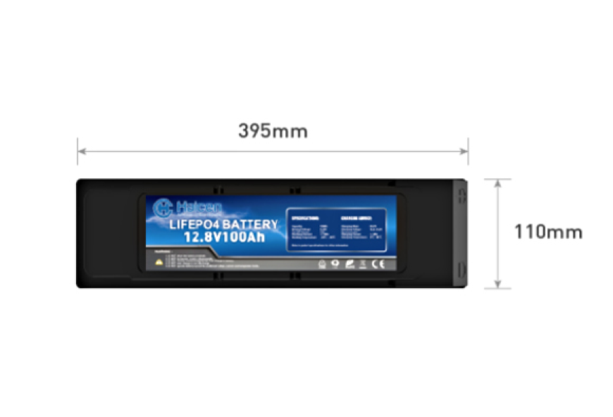 HC395S Series-12V100/135Ah Slimline Smart LiFePO4 Lithium Battery - product image 3