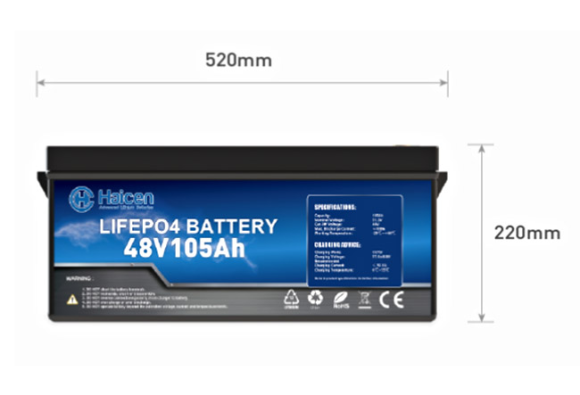 Baterías estándar de LiFePO4 para carritos de golf (5)